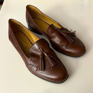Brown Tassel Loafers